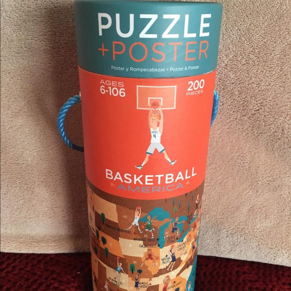 Basketball puzzle with poster - 200 pieces - Picture 2 of 2